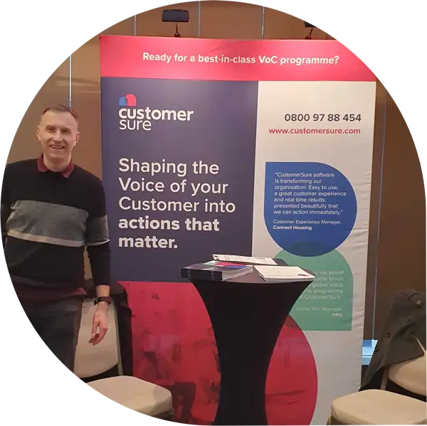 The CustomerSure Stand at the ICS